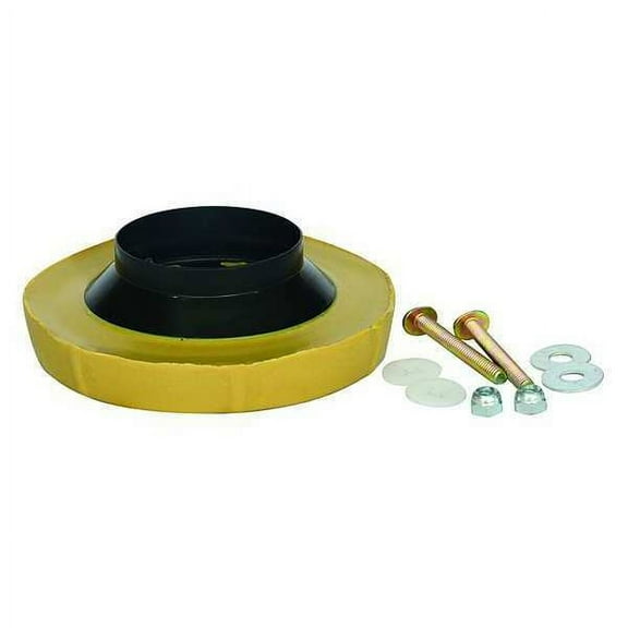 2PC ZoroSelect Toilet Bowl Gasket w/Flange Kit
