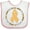White and Pink, variant on Inktastic Word Circle-childhood Cancer Awareness Boys or Girls Baby Bib