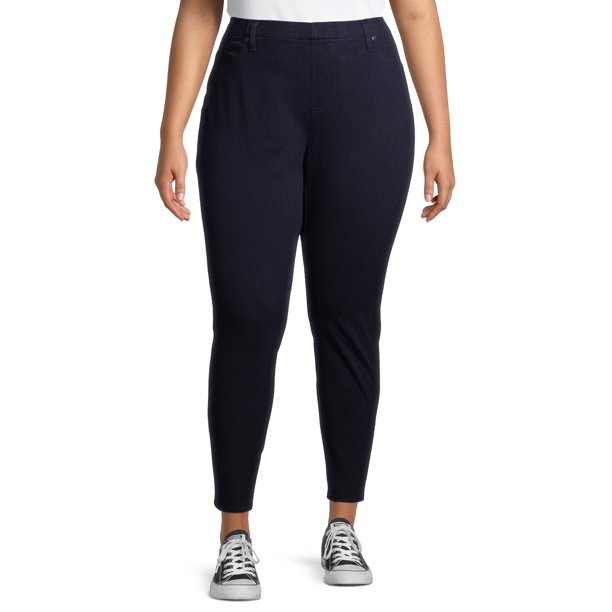 terra & sky medium denim plus size ankle jegging