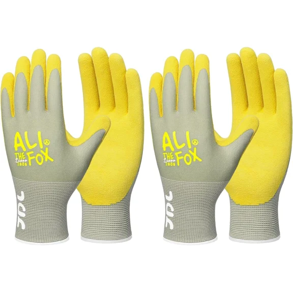 PURELY- Jdl Gardening Gloves For Women Men 2 Pairs Rubber Coated Yard Garden Gloves