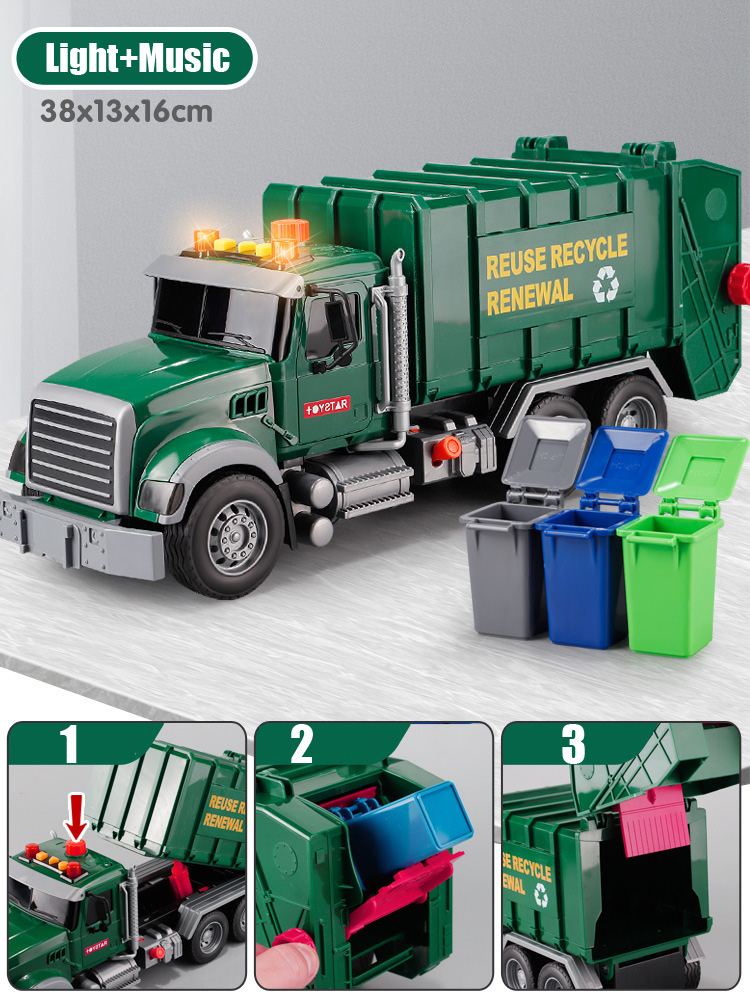 Big Tow Trcuks Toy STEM Toys Building Kit, Realistic Toy Construction