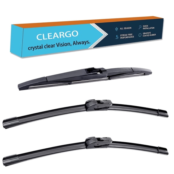 CLEARGO Wiper Blades for 2024 2025 Chevy Trax – Driver 26", Passenger 16", Rear 11" – All-Season OEM Quality
