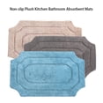 thumbnail image 2 of Moyic Algodón Colorful Life Starts Opciones de Alfombrillas antideslizantes Alfombrillas absorbentes Alfombrillas de felpa Juegos de accesorios de baño color gris aluminio, 2 of 6
