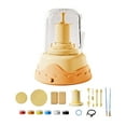 thumbnail image 2 of KLKCMS Electric Pottery Wheel Set for Kids Art Painting Kit Pottery Forming Machine Yellow, 2 of 9
