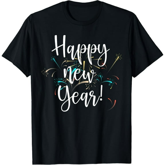 Happy New Year Day Eve Party Fireworks,family matching T-Shirt Shirts