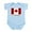 Sky Blue, variant on CafePress - O Canada Infant Creeper - Baby Light Bodysuit, Size Newborn - 24 Months