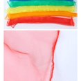 thumbnail image 5 of Square Dance Scarves, 14 Pcs Juggling Scarf Props Magic Trick Silk Scarves Music Movement Scarf 7 Colors 17 By 17 Inches, 5 of 5