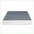 thumbnail image 2 of California King Metal Mattress Foundation - Black Frame with White Textured Fabric Cover, 600lbs Capacity, 2 of 10