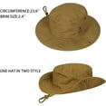 thumbnail image 2 of Chapeaux de Soleil pour Hommes Femmes Chapeau Boonie Pliable Chapeau de Pêche UPF 50+ Chapeau Seau pour Pêche Randonnée Jardin Safari Plage, 2 of 6