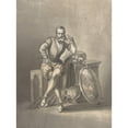 thumbnail image 2 of Ernest Meissonier 15x18 Black Ornate Wood Framed Double Matted Museum Art Print Titled - Portrait of a Silversmith, Seated (19th Century), 2 of 5