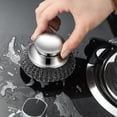 thumbnail image 6 of HZCrisp 2 Pack Steel Wool Scrubber with Handle, Includes 2 Replacement Pads, Heavy Duty Metal Dish Scrubber for Cleaning Dishes, Cast Iron, Pans, Griddles, and BBQ Grills, 6 of 6