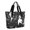 Black Halloween Ghosts-1, variant on Tote Bag for Women - Black Halloween Ghosts and Skulls Shoulder Bag - Large Utility Work Duffle Bag with Zipper Handbag for Travel, Work, Sprots