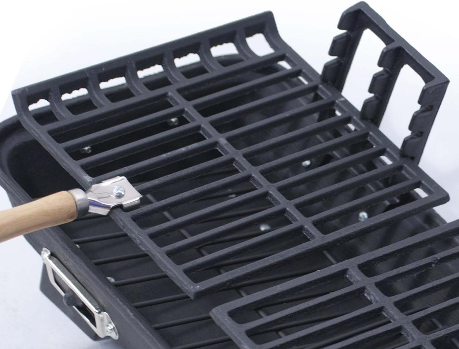 30052 Marsh Allen Kay Home Product's Cast Iron Hibachi Charcoal Grill, 10 by 18-Inch (Limited Edition)
