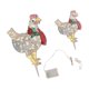 thumbnail image 5 of Pollo iluminado con bufanda, adornos navideños luminosos acrílicos RGB para decoración de césped, 2 uds., 5 of 5