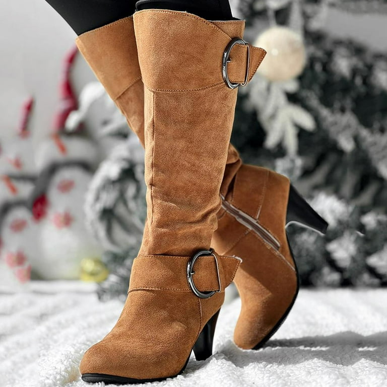 wide calf brown dress boots Daicy Wide Calf Tall Boot main image 1