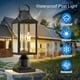 thumbnail image 5 of Lámpara impermeable de 3 luces Outdoor Post Light MYHXQ de 18.6 pulgadas, 5 of 8