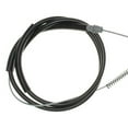 thumbnail image 3 of KarParts360 For Isuzu Hombre 1998 1999 2000 Parking Brake Cable | Rear | Steel | Gold Classification | Fixed Wire Stop End 1 Type | EPDM Rubber Jacket Material | Black, 3 of 4