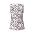 thumbnail image 5 of Sigee Lavender Flowers for Women's Workout Tank Top,Running Tank Tops,Sleeveless Gym ClothesSmall, 5 of 8