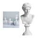 thumbnail image 4 of Réplica de busto clásico, escultura griega, figura decorativa para el hogar y la oficina. Venus, 4 of 9