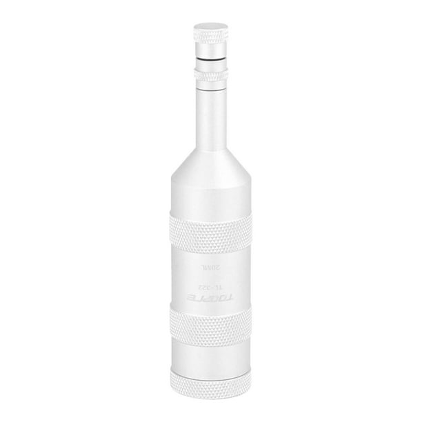 Depósito de aceite para bicicleta de carretera, equipo, accesorios de ciclismo, inyector de aceite universal Plata 20ML