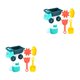 thumbnail image 2 of Tholdsy Juguetes acuáticos divertidos para niños - Para niños Playa o piscina Jugar Verano Arena Nieve Edutainment Línea Juegos familiares Coche de cuatro ruedas Sin pala 2Conjunto, 2 of 6