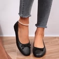 thumbnail image 7 of Rexoro Women Ballet Flats Bow Round Toe Snakeskin Dress Shoes Comfort Casual Office Shoes, 7 of 7