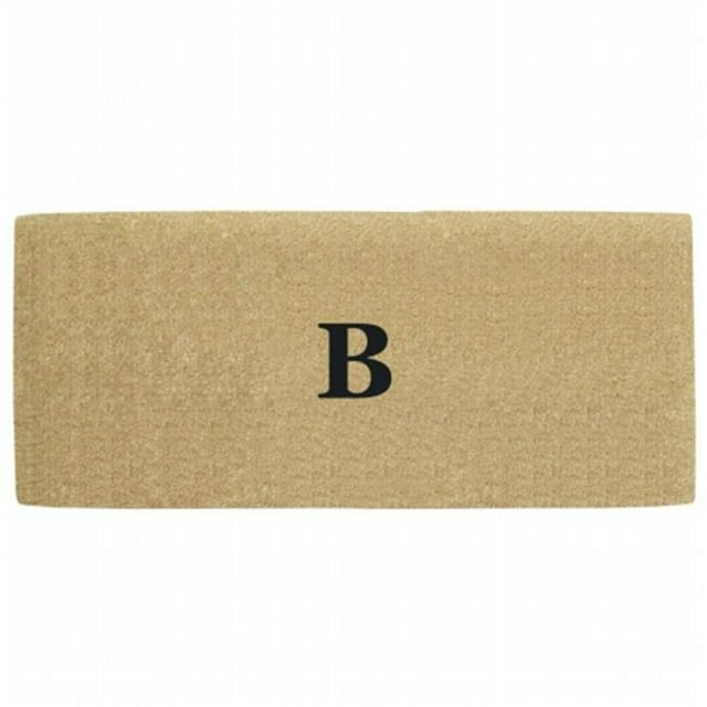 Nedia Home O2135B 38 x 60 in. Heavy Duty No Border Coco Mat Monogrammed B