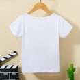thumbnail image 5 of EnJoCho Kids Party Tops Toddler Children Spring Summer Letter Print Tshirt Clothing Boys Girls Short Sleeve Round Neck Casual School Home Sports T Shirt, 5 of 7