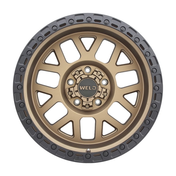 Weld Off-Road W115 17X9 Cinch Wheels - Satin Bronze/Black