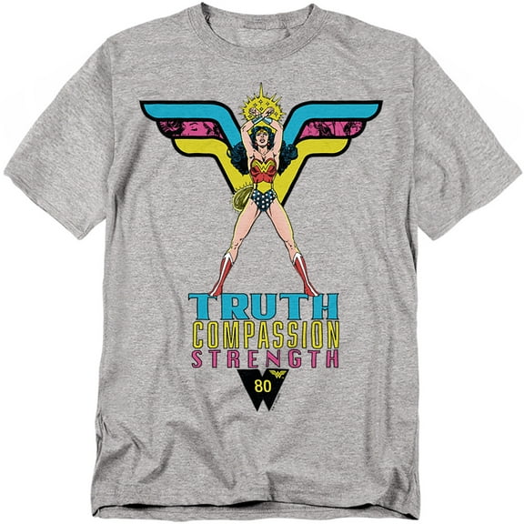 Wonder Woman T-Shirt Truth, Compassion, Strength Unisex Graphic Tee For Men & Women