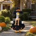 thumbnail image 5 of Lzobxe Fall Garden Goose Clothes Dress for 23" Plastic Cement Goose Statue, Goose Costume and Hat for Garden Patio Yard Lawn Halloween Decor, 5 of 9