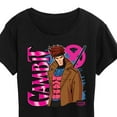 thumbnail image 3 of Marvel X-Men - Gambit With Logo - Women's Short Sleeve Graphic T-Shirt, 3 of 5