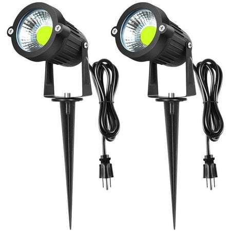 Welead Bright Led Spotlight 7w Cob Pathway Lights With Canada Plug Flag Spot Light Garden Metal Ground Welead Bright Led Spotlight 7w Cob, Outdoor Spot Lights Canada