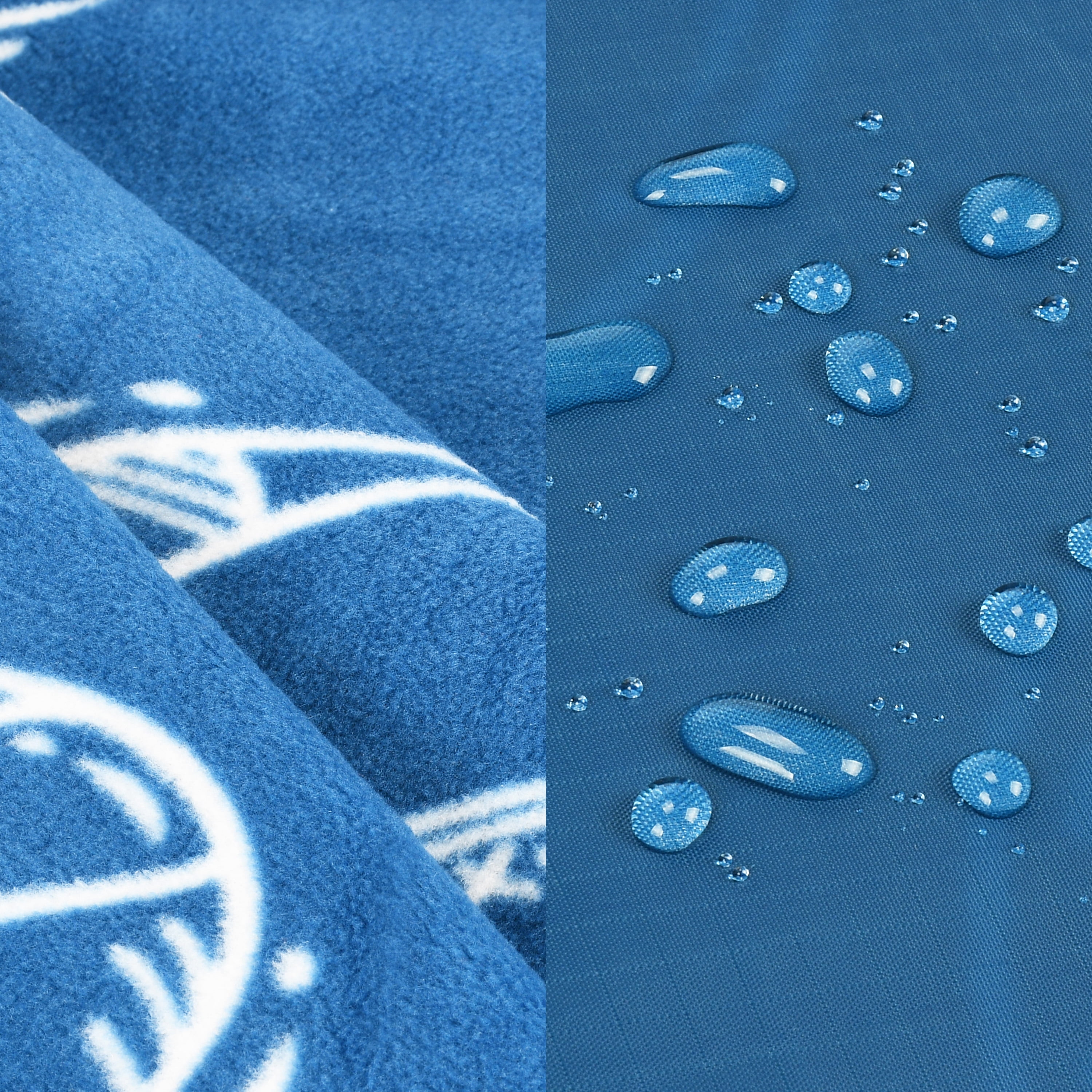 Catalonia Waterproof Throws Blanket for Outdoors,yoga, and Beach, All Age Group, Blue
