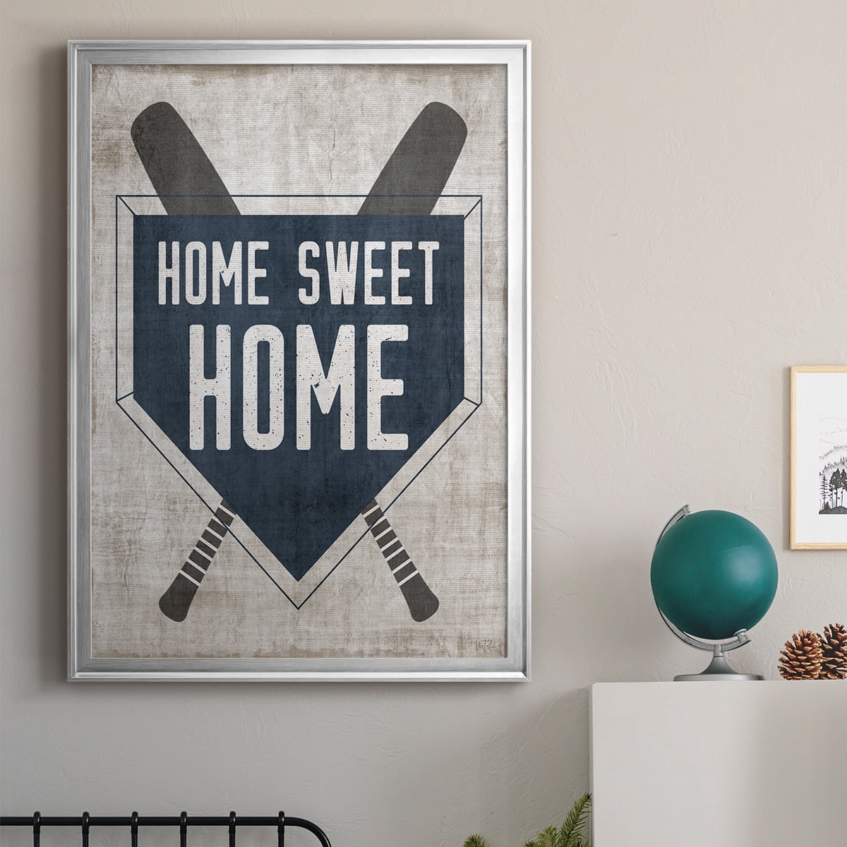 Home Sweet Home Base Premium Framed Print - Ready to Hang