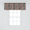 thumbnail image 2 of Ambesonne Leaves Valance Pack of 2, Birds Foliage Flowers, 54"X18", Multicolor, 2 of 2