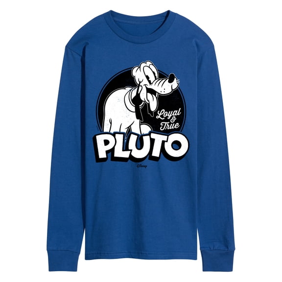 Disney - Vintage Pluto - Men's Long Sleeve Graphic T-Shirt