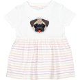 thumbnail image 3 of Inktastic Cute Pug Puppy Dog Girls Baby Dress, 3 of 5