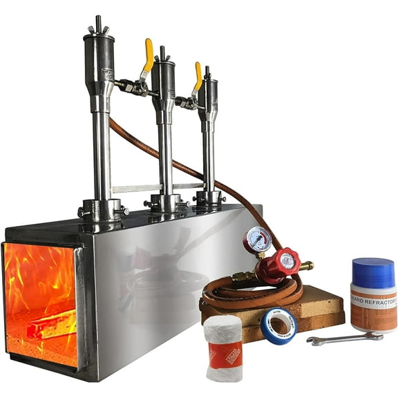 Simond Store Propane Triple Burner Stainless Steel Forge 5.8” (H) x 5.8” (W) x 24” (L)  2600F Rated