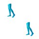 thumbnail image 2 of Qarigey 1 par de calcetines hasta el muslo de 52 cm Medias elásticas JK Medias hasta el muslo Type8 NO8, 2 of 6
