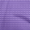 thumbnail image 1 of oneOone Rayon Violet Fabric Asian Ikat Fabric For Sewing Printed Craft Fabric By The Yard 56 Inch Wide, 1 of 4