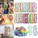 thumbnail image 1 of 50 uds/100 Uds collar hawaiano Tropical Hawaii guirnalda de flores de tela decoración de fiesta, 50pcc, 11 Feliz Sencillez, 1 of 4