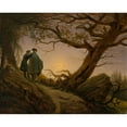 thumbnail image 2 of Two Men Contemplating The Moon Fine Art (24 x 18), 2 of 2