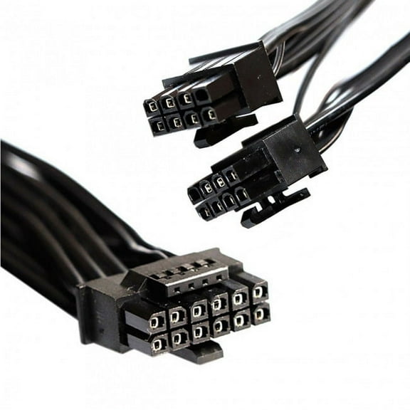 FVH 12VHPWR ATX3.0 PCI-E 5.0 Power Modular Cable to Dual ATX 8Pin for 3080 3090TI PSU 16Pin 12 4P Graphics Card