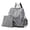 Grey, variant on Backpack Purse for Women,Corduroy Travel Satchel Handbag,Convertible Design Bag with Wallet,2 Piece