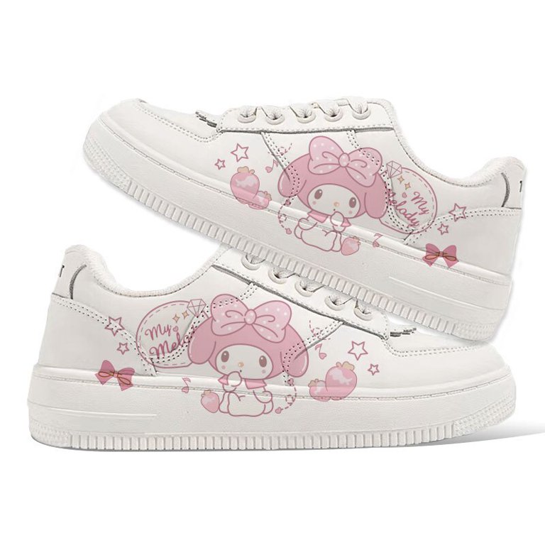 Sanrio Hello Kitty Kuromi My Melody Cinnamoroll JK Girl Board Shoes Shoes New Breathable Casual Sneakers Students - Walmart.com