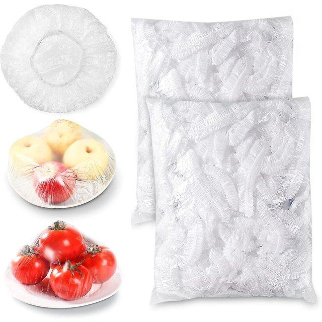 100 Uds. Tapas desechables para alimentos, envoltura de plástico, tapas elásticas para tazones de frutas, tapas, almacenamiento, cocina, mantenimiento fresco, bolsa de ahorro,/20 piezas/ kaili Sencillez