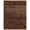 Chocolate, variant on Gertmenian Missha Dario Modern/Contemporary Striped Dark Brown Indoor Area Rug, 2x6 Runner