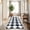 Chess Grid, variant on ICEANT 2'x4' Non-Slip Machine Washable Doormat with Geometric Design, Durable,Charcoal Greek Key