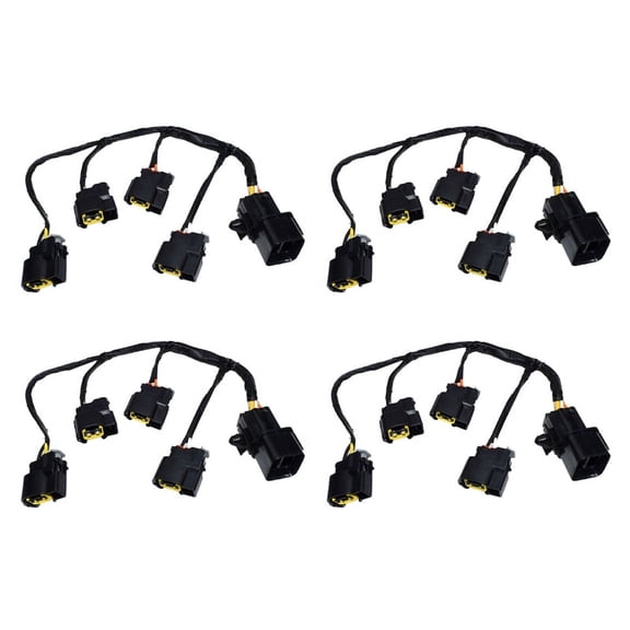 4X 27350-2B000 Ignition Coil Cable Plug Wire Harness for Soul Ceed Cerato Spectra Forte